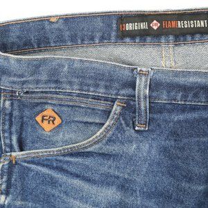 Wrangler FR Flame Resistant Dark Straight Jeans